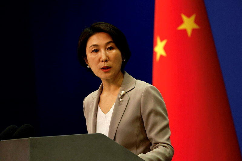 中国外交部发言人毛宁。(路透数据照)