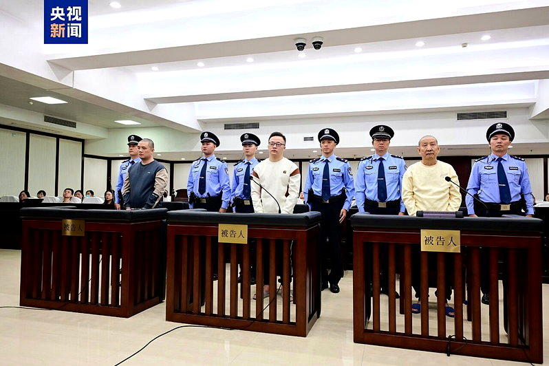 缅北魏家犯罪集团系列案一审宣判,魏怀仁、陈大卫、廖景芳等人判死。(取自央视新闻)
