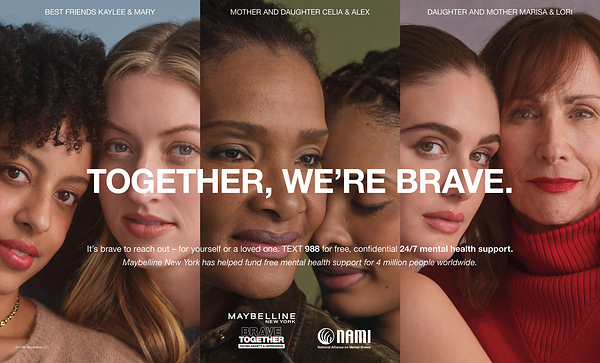 Maybelline New York「Together We're Brave」宣传活动 Maybelline New York「Together We're Brave」宣传活动